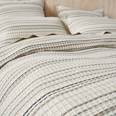 Linen House Mushroom Dana Cotton Quilt Cover Set