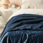 Linen House Sena Velvet Blanket