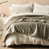 Linen House Sena Velvet Blanket