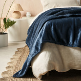 Linen House Sena Velvet Blanket