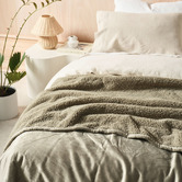 Linen House Sena Velvet Blanket