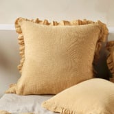 Linen House Lucy Square Cotton Muslin Cushion