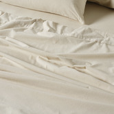 Linen House Flannelette Plain-Dyed Cotton Sheet Set