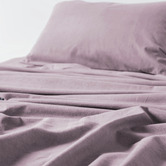Linen House Flannelette Plain-Dyed Cotton Sheet Set