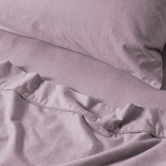 Linen House Flannelette Plain-Dyed Cotton Sheet Set