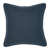 Linen House Navy Somerset Cotton Muslin European Pillowcase