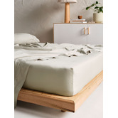 Linen House Augusta 500TC Cotton Fitted Sheet