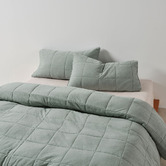 Linen House Eucalyptus Ryland Jersey Cotton Quilt Cover Set