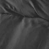 Linen House Charcoal Micro Waffle Cotton Quilt Cover Set