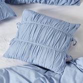 Linen House Bluebell Layla Cotton Voile Cushion