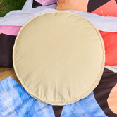 Linen House Toro Round Velvet Cushion