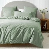 Linen House Jade Terra Organic Cotton Quilt Cover Set