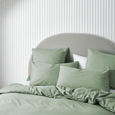 Linen House Jade Terra Organic Cotton Quilt Cover Set