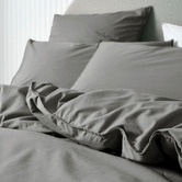 Linen House Steel Terra Organic Cotton Quilt Cover Set