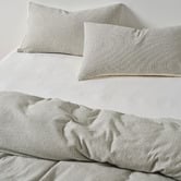 Linen House Black Macey Cotton Quilt Cover Set