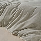 Linen House Black Macey Cotton Quilt Cover Set
