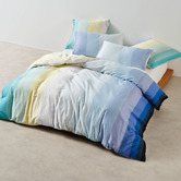 Linen House Clearwater Sunrise Cotton Sateen Quilt Cover Set