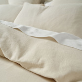 Linen House Natural Connie Cotton &amp; Linen Quilt Cover Set