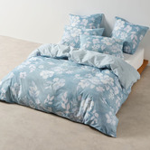 Linen House Kayla Cotton Percale Quilt Cover Set