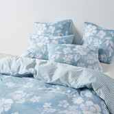 Linen House Kayla Cotton Percale Quilt Cover Set