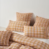 Linen House Darcy Cotton Percale Quilt Cover Set
