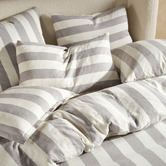 Linen House Steel Vintage Cotton &amp; Linen Quilt Cover Set