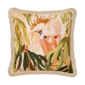 Linen House Coolabah Cockatoo Cotton Slub Cushion