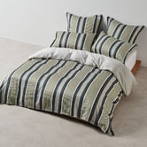 Linen House Bluestone Nara Bamboo &amp; Cotton Sateen Quilt Cover Set