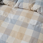 Linen House Blue Bloomfield Cotton Seersucker Quilt Cover Set