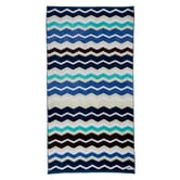 Linen House Chevron Stripe Cotton Beach Towel