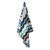 Linen House Chevron Stripe Cotton Beach Towel