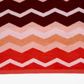Linen House Chevron Stripe Cotton Beach Towel