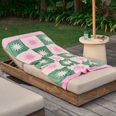 Linen House Suncheck Cotton Beach Towel