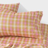 Linen House Sunrise Check Cotton Sateen Sheet Set