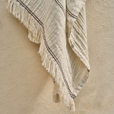 Linen House Torquay Cotton Muslin Throw