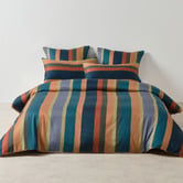 Linen House Rodgers Cotton Sateen Quilt Cover Set