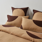 Linen House Clay Pluto Cotton Sateen Quilt Cover Set