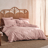 Linen House Rose Nara Bamboo &amp; Cotton Sateen Quilt Cover Set