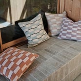 Linen House Longley Cotton Jacquard Cushion