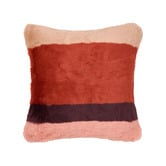 Linen House Dunkled Faux Fur Reversible Cushion