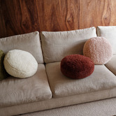 Linen House Shetland Round Sherpa Cushion