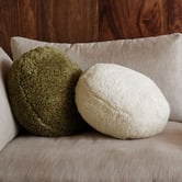 Linen House Shetland Round Sherpa Cushion