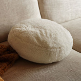 Linen House Shetland Round Sherpa Cushion
