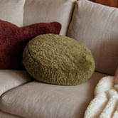 Linen House Shetland Round Sherpa Cushion
