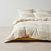 Linen House Vintage Wide Stripe Reversible Quilt Cover Set