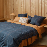 Linen House Douglas Yarn-Dyed Cotton Quilt Cover Set