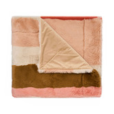 Linen House Dunkled Faux Fur Throw