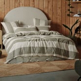 Linen House Vintage Wide Stripe Reversible Quilt Cover Set