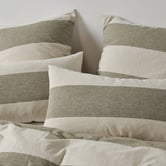 Linen House Vintage Wide Stripe Reversible Quilt Cover Set