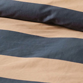 Linen House Rugby Stripe Cotton Sateen Quilt Cover Set